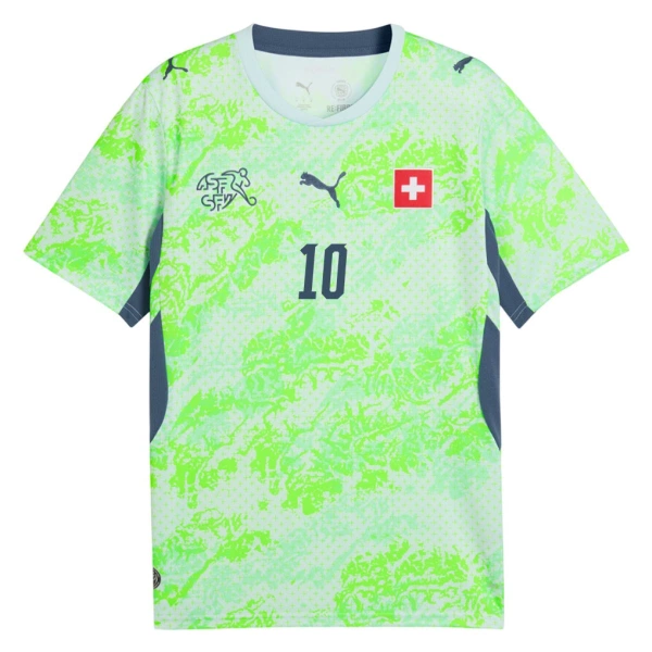 Koszulka Szwajcaria Granit Xhaka 10 MŚ 2026 Wyjazdowa