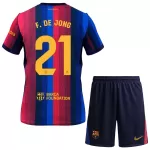 Koszulka FC Barcelona Frenkie de Jong 21 26/27 Domowa Dziecięca