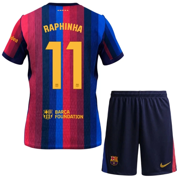 Koszulka FC Barcelona Raphinha 11 26/27 Domowa Dziecięca Koszulka FC Barcelona Raphinha 11 26/27 Domowa Dziecięca