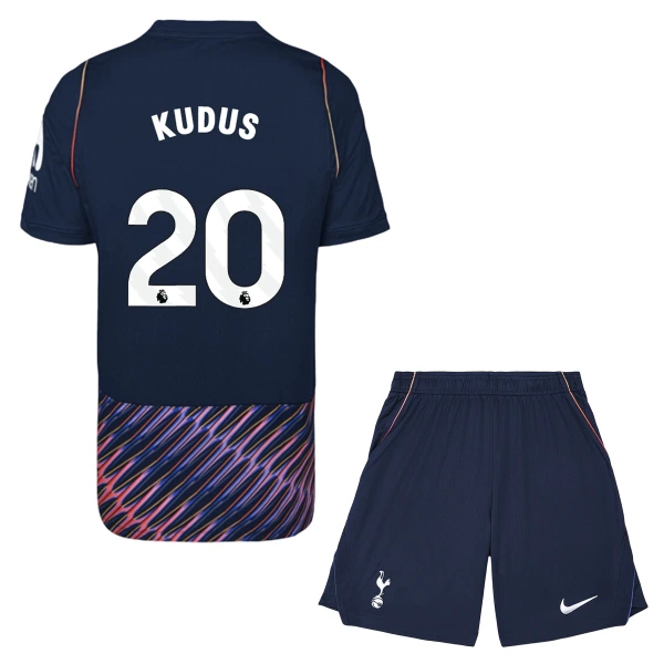 Koszulka Tottenham Hotspur Kudus 20 26/27 Wyjazdowa Dziecięca Koszulka Tottenham Hotspur Kudus 20 26/27 Wyjazdowa Dziecięca