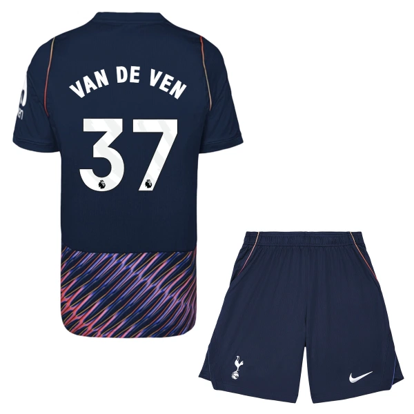 Koszulka Tottenham Hotspur Van De Ven 37 26/27 Wyjazdowa Dziecięca Koszulka Tottenham Hotspur Van De Ven 37 26/27 Wyjazdowa Dziecięca