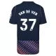 Koszulka Tottenham Hotspur Van De Ven 37 26/27 Wyjazdowa Dziecięca