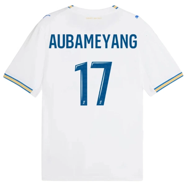 Koszulka Olympique Marseille Aubameyang 17 26/27 Domowa Koszulka Olympique Marseille Aubameyang 17 26/27 Domowa