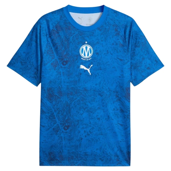 Koszulka Olympique Marseille Pre-Match 26/27 Niebieski Koszulka Olympique Marseille Pre-Match 26/27 Niebieski