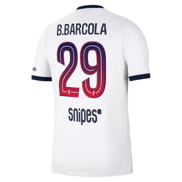 Koszulka Paris Saint-Germain Bradley Barcola 29 26/27 Wyjazdowa