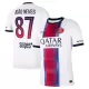 Koszulka Paris Saint-Germain Joao Neves 87 26/27 Wyjazdowa Koszulka Paris Saint-Germain Joao Neves 87 26/27 Wyjazdowa