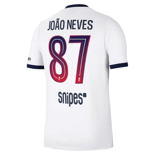 Koszulka Paris Saint-Germain Joao Neves 87 26/27 Wyjazdowa