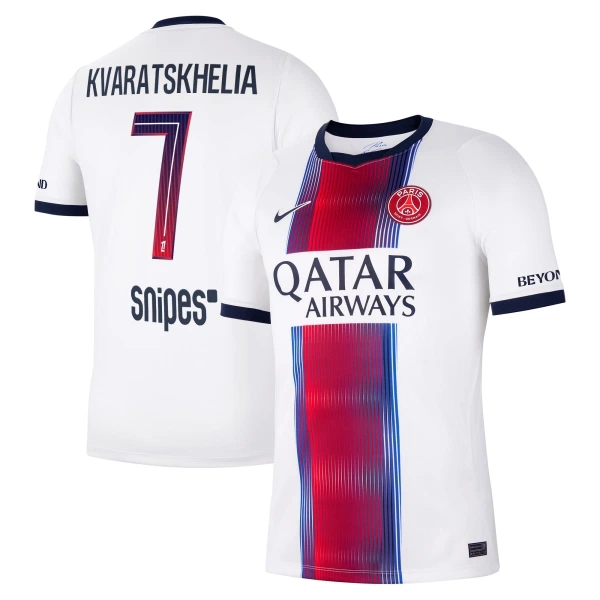 Koszulka Paris Saint-Germain Kvaratskhelia 7 26/27 Wyjazdowa Koszulka Paris Saint-Germain Kvaratskhelia 7 26/27 Wyjazdowa