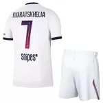 Koszulka Paris Saint-Germain Kvaratskhelia 7 26/27 Wyjazdowa Dziecięca