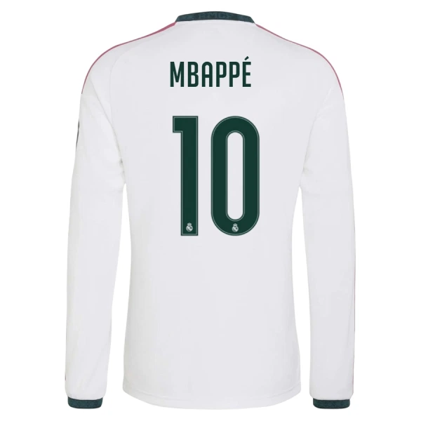 Koszulka Real Madryt Mbappé 10 26/27 Domowa Długi Rękaw Koszulka Real Madryt Mbappé 10 26/27 Domowa Długi Rękaw