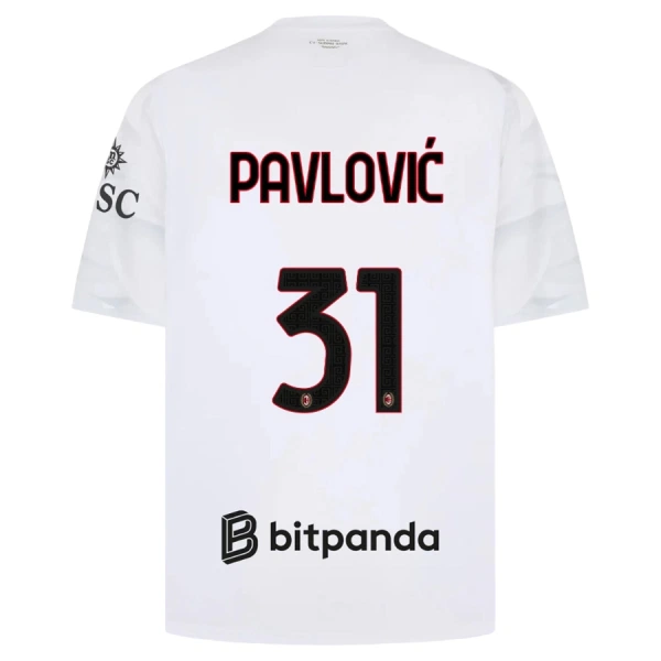 Koszulka AC Milan Pavlovic 31 26/27 Wyjazdowa Koszulka AC Milan Pavlovic 31 26/27 Wyjazdowa