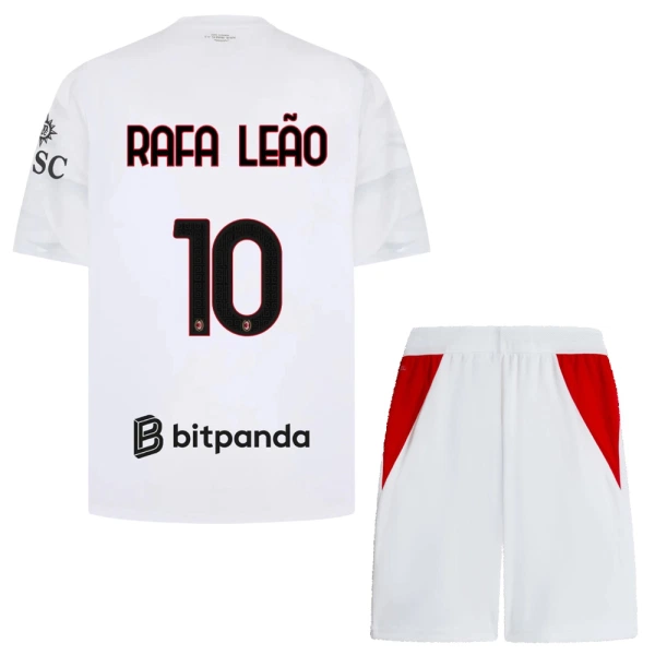 Koszulka AC Milan Rafael Leão 10 26/27 Wyjazdowa Dziecięca Koszulka AC Milan Rafael Leão 10 26/27 Wyjazdowa Dziecięca