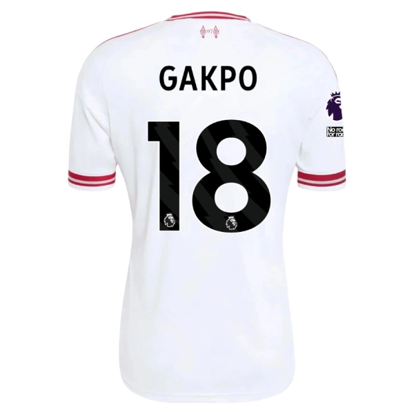Koszulka Liverpool Gakpo 18 26/27 Wyjazdowa Koszulka Liverpool Gakpo 18 26/27 Wyjazdowa