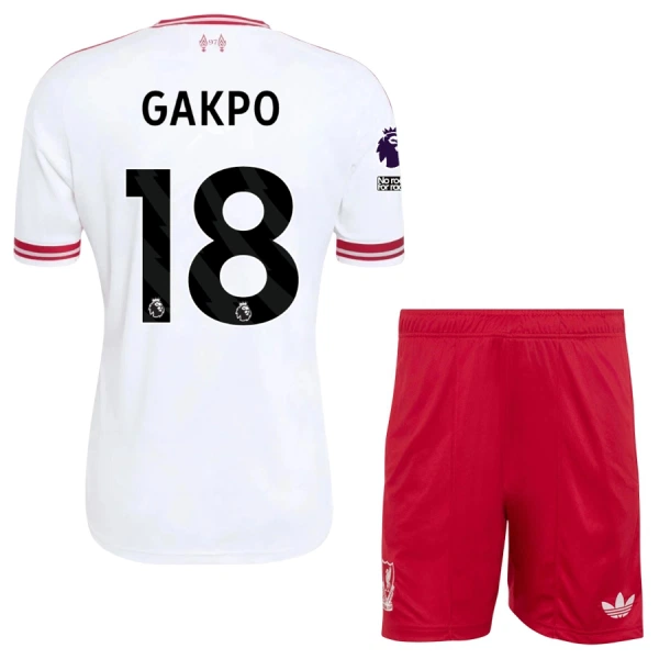 Koszulka Liverpool Gakpo 18 26/27 Wyjazdowa Dziecięca Koszulka Liverpool Gakpo 18 26/27 Wyjazdowa Dziecięca
