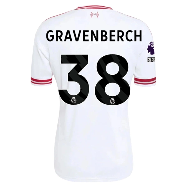 Koszulka Liverpool Gravenberch 38 26/27 Wyjazdowa Koszulka Liverpool Gravenberch 38 26/27 Wyjazdowa