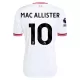 Koszulka Liverpool Mac Allister 10 26/27 Wyjazdowa Dziecięca