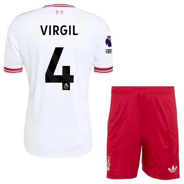 Koszulka Liverpool Virgil 4 26/27 Wyjazdowa Dziecięca Koszulka Liverpool Virgil 4 26/27 Wyjazdowa Dziecięca