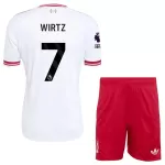 Koszulka Liverpool Wirtz 7 26/27 Wyjazdowa Dziecięca