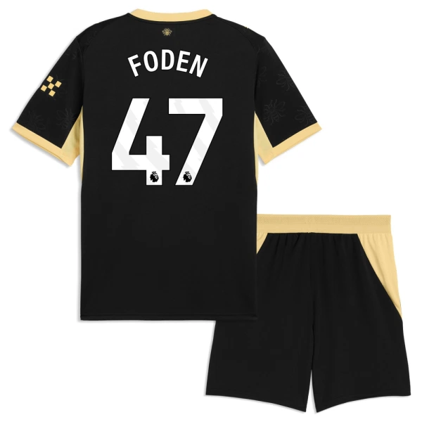Koszulka Manchester City Foden 47 26/27 Wyjazdowa Dziecięca Koszulka Manchester City Foden 47 26/27 Wyjazdowa Dziecięca