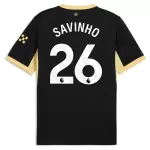 Koszulka Manchester City Savinho 26 26/27 Wyjazdowa