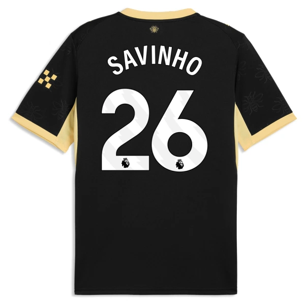 Koszulka Manchester City Savinho 26 26/27 Wyjazdowa Koszulka Manchester City Savinho 26 26/27 Wyjazdowa