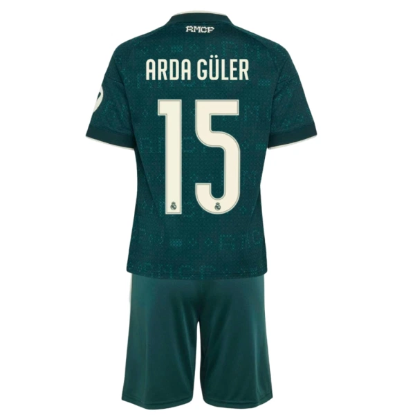 Koszulka Real Madryt Arda Guler 15 26/27 Wyjazdowa Dziecięca Koszulka Real Madryt Arda Guler 15 26/27 Wyjazdowa Dziecięca