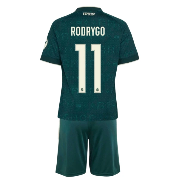 Koszulka Real Madryt Rodrygo 11 26/27 Wyjazdowa Dziecięca Koszulka Real Madryt Rodrygo 11 26/27 Wyjazdowa Dziecięca