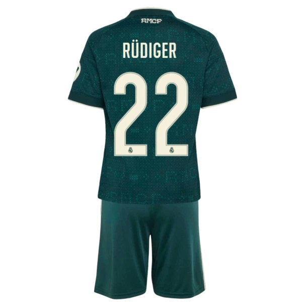 Koszulka Real Madryt Rudiger 22 26/27 Wyjazdowa Dziecięca Koszulka Real Madryt Rudiger 22 26/27 Wyjazdowa Dziecięca