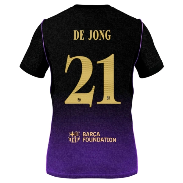 Koszulka FC Barcelona Frenkie de Jong 21 26/27 Wyjazdowa Koszulka FC Barcelona Frenkie de Jong 21 26/27 Wyjazdowa