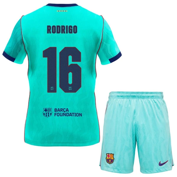 Koszulka FC Barcelona Rodrigo 16 26/27 Trzecia Dziecięca Koszulka FC Barcelona Rodrigo 16 26/27 Trzecia Dziecięca