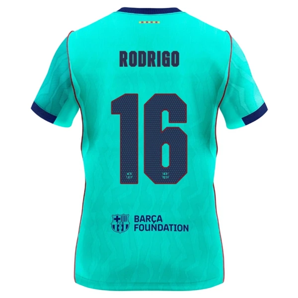 Koszulka FC Barcelona Rodrigo 16 26/27 Trzecia Dziecięca