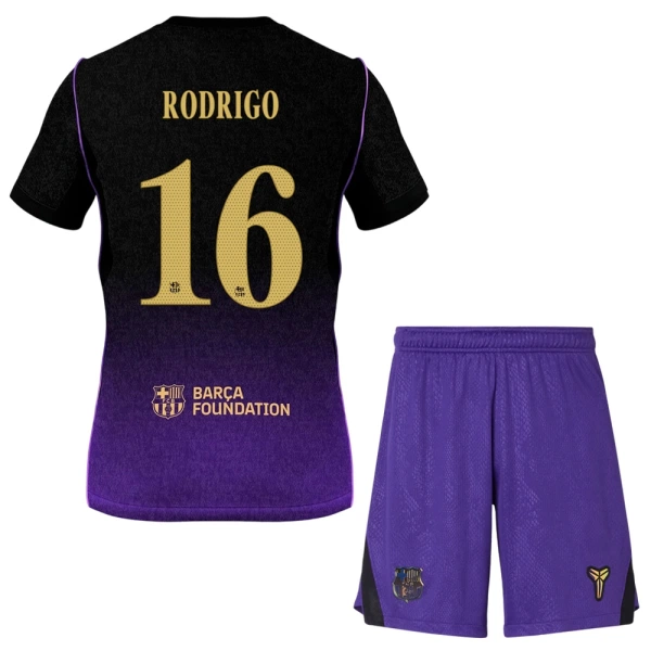 Koszulka FC Barcelona Rodrigo 16 26/27 Wyjazdowa Dziecięca Koszulka FC Barcelona Rodrigo 16 26/27 Wyjazdowa Dziecięca