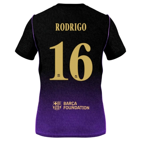 Koszulka FC Barcelona Rodrigo 16 26/27 Wyjazdowa Dziecięca