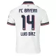 Koszulka FC Bayern Monachium Luis Díaz 14 26/27 Wyjazdowa Koszulka FC Bayern Monachium Luis Díaz 14 26/27 Wyjazdowa