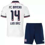 Koszulka FC Bayern Monachium Luis Díaz 14 26/27 Wyjazdowa Dziecięca