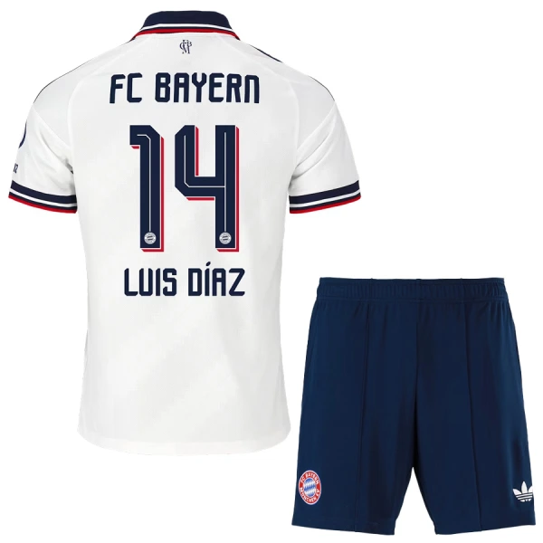 Koszulka FC Bayern Monachium Luis Díaz 14 26/27 Wyjazdowa Dziecięca Koszulka FC Bayern Monachium Luis Díaz 14 26/27 Wyjazdowa Dziecięca