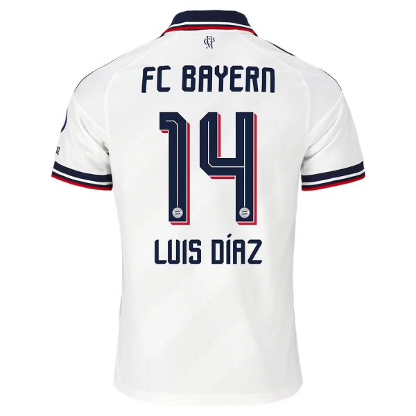 Koszulka FC Bayern Monachium Luis Díaz 14 26/27 Wyjazdowa Dziecięca