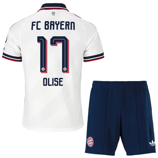 Koszulka FC Bayern Monachium Olise 17 26/27 Wyjazdowa Dziecięca Koszulka FC Bayern Monachium Olise 17 26/27 Wyjazdowa Dziecięca