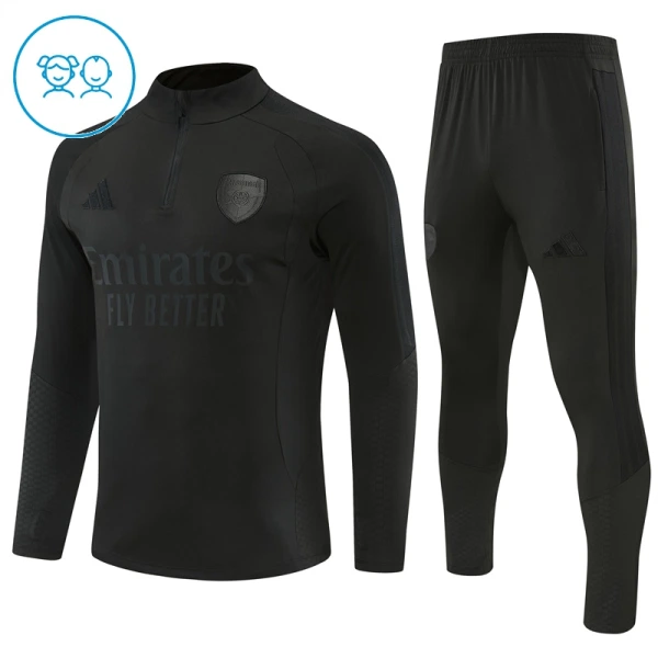 Arsenal Zestaw Bluzy Treningowej 26/27 Czarny Dziecięca Arsenal Zestaw Bluzy Treningowej 26/27 Czarny Dziecięca