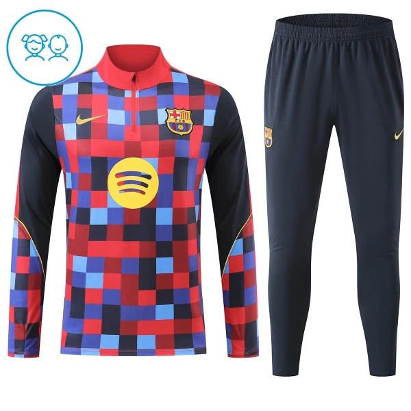 Barcelona Zestaw Bluzy Treningowej 26/27 Czerwony Dziecięca Barcelona Zestaw Bluzy Treningowej 26/27 Czerwony Dziecięca