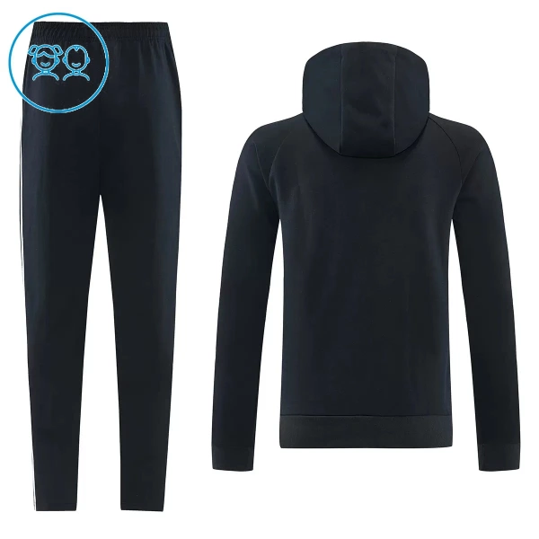 Juventus FC Hoodie Zestaw Bluzy Treningowej 26/27 Czarny Dziecięca
