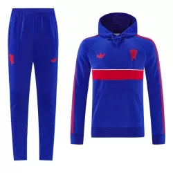 Manchester United Hoodie Zestaw Bluzy Treningowej 26/27 Niebieski Manchester United Hoodie Zestaw Bluzy Treningowej 26/27 Niebieski