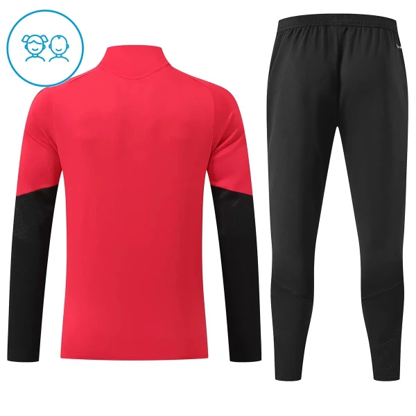 Manchester United Zestaw Bluzy Treningowej 26/27 Czerwony Dziecięca