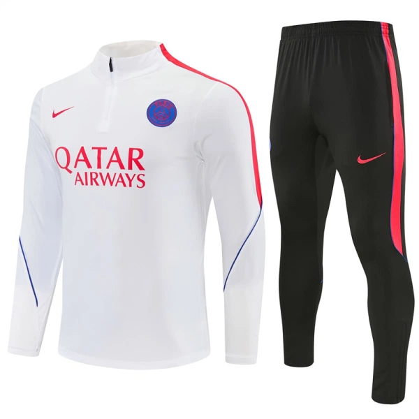 Paris Saint-Germain Zestaw Bluzy Treningowej 26/27 Biały Paris Saint-Germain Zestaw Bluzy Treningowej 26/27 Biały