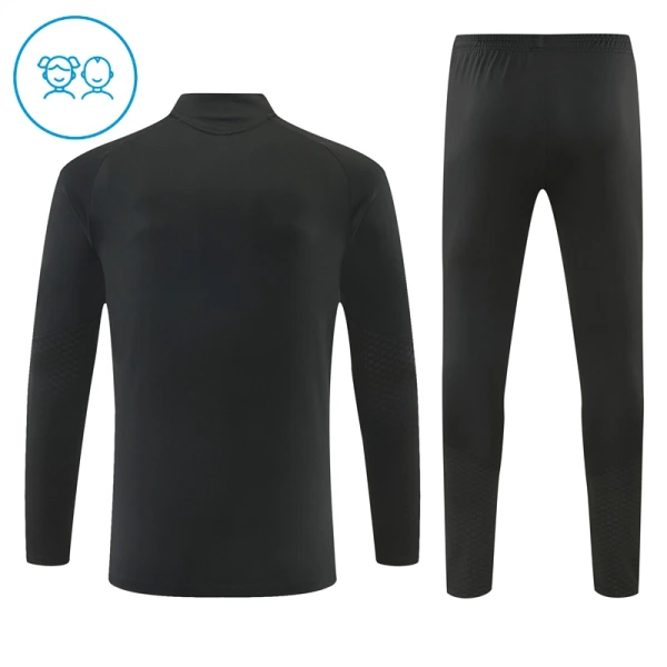 Real Madryt Zestaw Bluzy Treningowej 26/27 Czarny Dziecięca