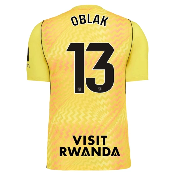 Koszulka Bramkarska Atlético Madryt Oblak 13 26/27 Żółty Koszulka Bramkarska Atlético Madryt Oblak 13 26/27 Żółty