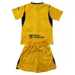 Koszulka Bramkarska FC Barcelona 26/27 Wyjazdowa Żółty Dziecięca