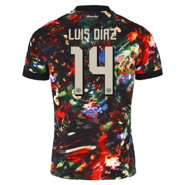 Koszulka FC Bayern Monachium Luis Díaz 14 Oktoberfest 26/27 Dziecięca