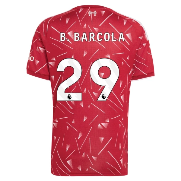 Koszulka Liverpool B. Barcola 29 26/27 Domowa Koszulka Liverpool B. Barcola 29 26/27 Domowa