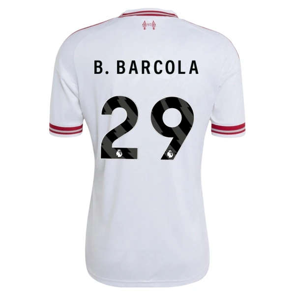 Koszulka Liverpool B. Barcola 29 26/27 Wyjazdowa Koszulka Liverpool B. Barcola 29 26/27 Wyjazdowa
